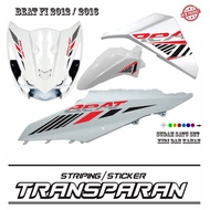 STRIPING BEAT FM F1 STICKER Transparent