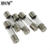 100PCS 5X20 GLASS FUSE TUBE 250V 0.1A ~ 25A 5*20 HIGH QUALITY FUSE 5*20 0.2A 0.25A 0.3A 1A 1.25A 2A 