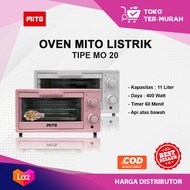 MITO OVEN LISTRIK MO 20 (11 LITER) OVEN KECIL OVEN SERBAGUNA OVEN PLUS MICROWAVE OVEN KAPASITAS 11 L