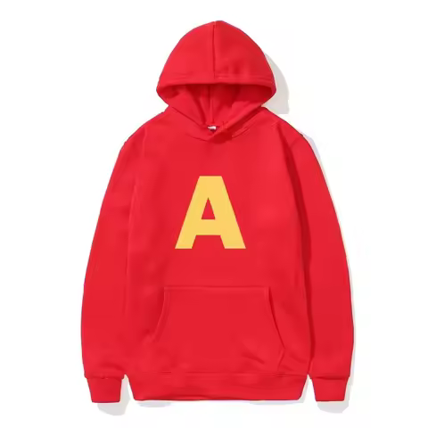 Alvin And the Chipmunks the Squeakquel Pullover Sweatshirt Drop Shoulder Manfashion Women's Hoodie f
