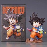 Action Figure Goku x Puar Statue Dragonball DBZ RZ Studio Chibi Funny