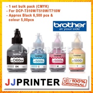 A5 ORIGINAL BROTHER INK BOTTLE BTD60BK BT5000C BT5000M BT5000Y T220 T420W T310 T510W T520W T710DW T7