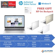 HP Laptop  15-fc1103AU ,  15-fc1104AU,  15-fc1105AU (AMD R5 7530U, 8gb DDR5, 512gb ssd, AMD Radeon G