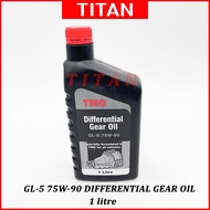 100% Original Toyota Manual Transmission Gear Oil Differential Gear oil [ GL-5 ] 75W-90 1litre