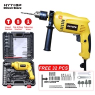 [Beli Satu Dapat Satu Gratis] HYTOBP Mesin Bor Listrik 13mm Elektrik Drill Bolak Balik Electric Impa