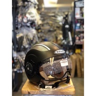 Zeus Helmet GJ-218 (Matt/Metallic Black)