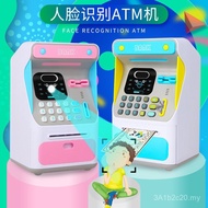 Mesin ATM simulasi pengenalan wajah dengan kata laluan simulasi, peti simpanan wang automatik, tabun