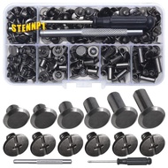 Chicago Screw Leather Rivets Assorted Screw Rivets M5 Chicago Binding Screws for Decorating PU Craft
