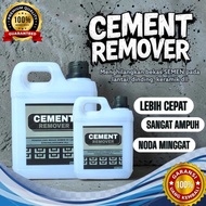 Very effective cleaner for dry cement stains on ceramic cement remover