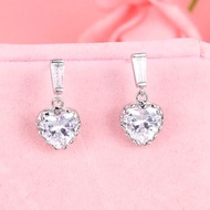 Silver Earrings (S925) Cz Diamonds