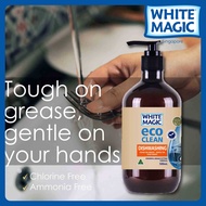 White Magic Eco Clean - Dishwashing Spray [ Palm Oil Free / Chlorine Free / Ammonia Free / Gentle on the hands, tough on grease and oil / Made with Australian Tea Tree and Eucalyptus Oil Made in Australia]