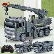 [lahomia] 1:32 RC Engineering Truck RC Engineering Vehicle Toy Preschool Learning 6WD Electric RC Tr