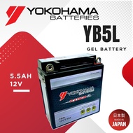 YB5L (STARTER) BATERI GEL BATTERY YOKOHAMA LC135 V1 SRX105 NOUVO CLICK110 SMASH V100 KRISS2 ACE115 C