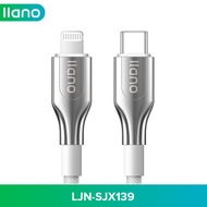 LLANO Apple MFi Certified Type-C To Lightning Cable USB C PD 60W Fast Charging Data Cable สำหรับ iPh