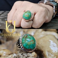 🇮🇷 Iranian Turquoise Ring | Cincin Firus Iran | 925 Silver