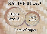 native bilao bundle Size16-10pcs/ size12-10pcs