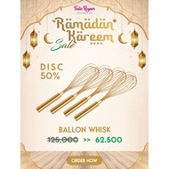 50% BALLON WHISK GOLD