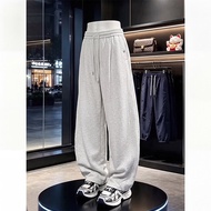 Ready Stock 2026 Autumn New Style Hua Cotton 380g Deconstruction Drawstring Machete Pants K6854