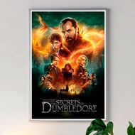 Fantastic Beasts Poster : The Secrets of Dumbledore 2022/Eddie Redmayne Jude Law Available In Design