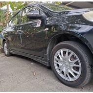 4 Biji 15 Inch ABS Wheel Cover Rim Center Hub Cap Suitable For Nissan Almera / Proton Exora / Person