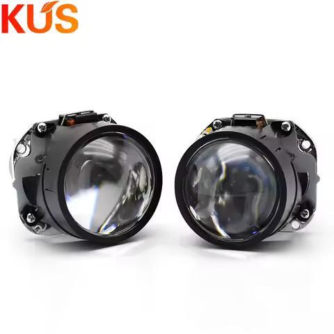 2 Pcs 2.5 Inch Bixenon Hid Car Projector Lens Xenon Kit Use H1 Xenon Bulb/H1LED Headlight Fit For H1