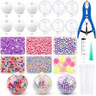 15Pcs Squishy Making Kit 6cm Blank Stress Ball Skins DIY Set for Adults