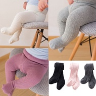 Baby Leggings Tights Pants High Waist Footed Pants, Spring/autumn Tights, 0–2 Years