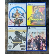 BD PS 5 - Bundle/Borgan 4 pcs [GOT, MK1, CYBERPUNK 2077, SCARLET NEXUS]