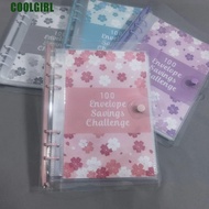 COOLGIRL 100 Envelope Challenge Binder, Money Saving 100 Envelope 100 Envelope Savings Challenge, Ch