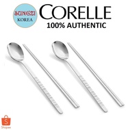 CORELLE Coordinates Spoon &amp; Chopsticks 2 Piece Set Handcraft