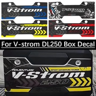 For Suzuki V-strom DL250 Side Box Sticker Accessories Motorcycle V-STROM250 Decals Protector Cover