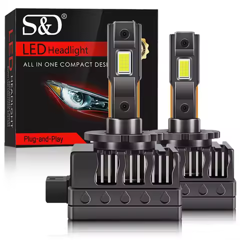 2pcs 30000LM Canbus D1S D2S D3S D4S D8S LED Headlights HID D1R D2R D3R D4R D8R Bulb 100W Car Light A