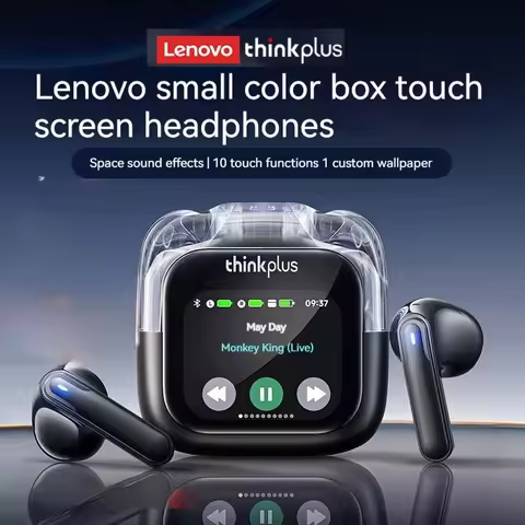 Original Lenovo LP70 PRO Intelligent Touch Screen Wireless Earphones Bluetooth Headphones Music Call