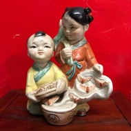 舊時潮州彩瓷～和合二仙