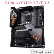 For Z490 AORUS ULTRA Motherboard 128GB LGA 1200 DDR4 ATX Z490 Mainboard Tested Fully Work