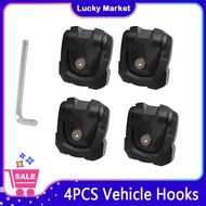 4Pcs Pickup Truck Trunk Hook  Fit For  Ｎissan Navara NP300 Nisaan Frontier Ford Ranger T6/T7 Isuzu D