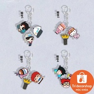 Kore Popüler Erkek Anahlıklar Çizgi Film Karakterleri Ejderha TAEYANG Yeni Albüm GÜÇ Çantası Ak Koly