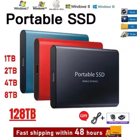 2026 High-speed External Solid State Drive 1TB Portable External Hard Drive SSD External hard disk s