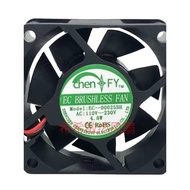Chen FY EC--00025BH 6CM 110-230V 4.8W 6025 Dual Voltage Ball AC Fan