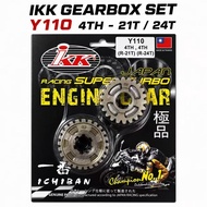 IKK RACING GEARBOX GEAR BOX SET Y110 SS Y100 / SS2 3TH - 19/25T 4TH - 21/24T YAMAHA SS 2 SS1 SS 1