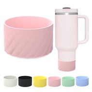 Protective Silicone Boot Sleeve for Stanley Quencher H2.0 40 30 20 oz Tumbler with Handle, Anti-Slip