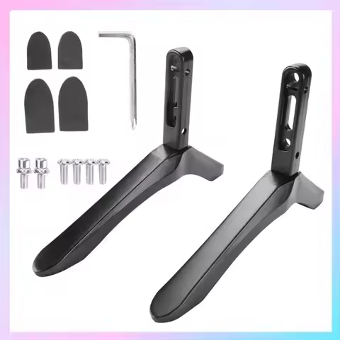 T23C Steel TV Base For LCD Pedestal Screen Stand Home Universal Monitor Riser For 32 To 65 Inches