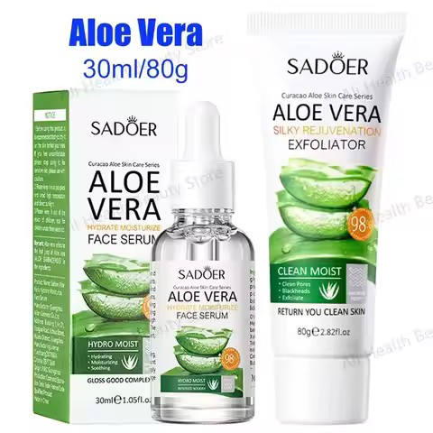 Face Exfoliating Gel Aloe Vera Facial Exfoliating Scrub Cleanses Shrink Pores Aloe Vera Moisturizing