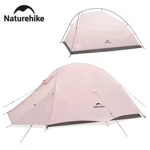 Naturehike New Camping Tent 1 2Person Lightweight Waterproof Backpacking Tent with Footprint Portabl