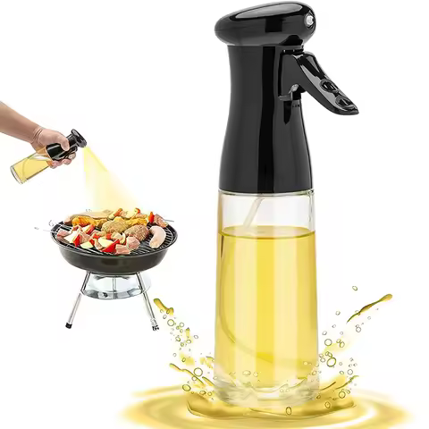 LMETJMA Olive Oil Sprayer for Cooking 200ML Oil Dispenser Olive Oil Spray Bottle Mister Oil Vinegar 