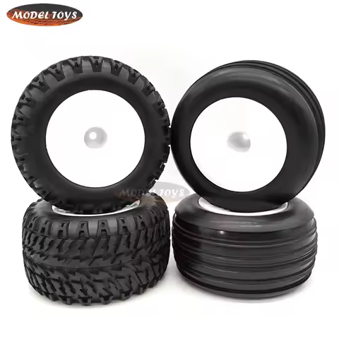 12mm Hex RC Wheels and Tires for 1/14 Hyper Go H14BM 1/16 Traxxas Erevo Tires and Wheels for Traxxas