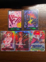 [One Piece] [One Piece TCG 日版] PRB-01 DON!!/咚!!卡，OP05-006 SR，OP09-004 SR，OP06-100 UC 異圖