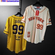 【Free Customization Of Digital Names】New York 99 Baseball Jersey Tops