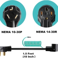 American Dryer Plug Cord 10-30P Plug14-30R Socket American Standard American-style Adapter Plug Cord