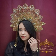 Edit Malay Modified Suntiang Modern Bridal Accessories Traditional Wedding Crown Traditional Tiara